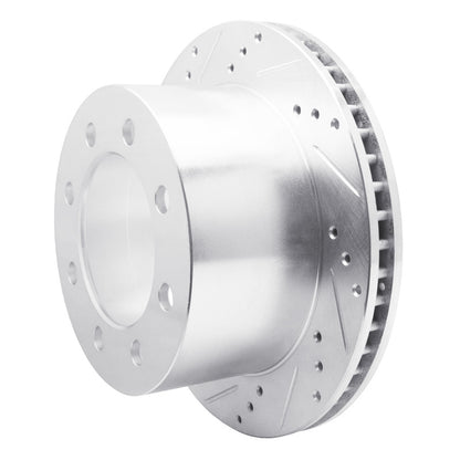 R1 Concepts R1 00-02 Dodge Ram 3500 Rear Left Drilled & Slotted Silver Brake Rotor