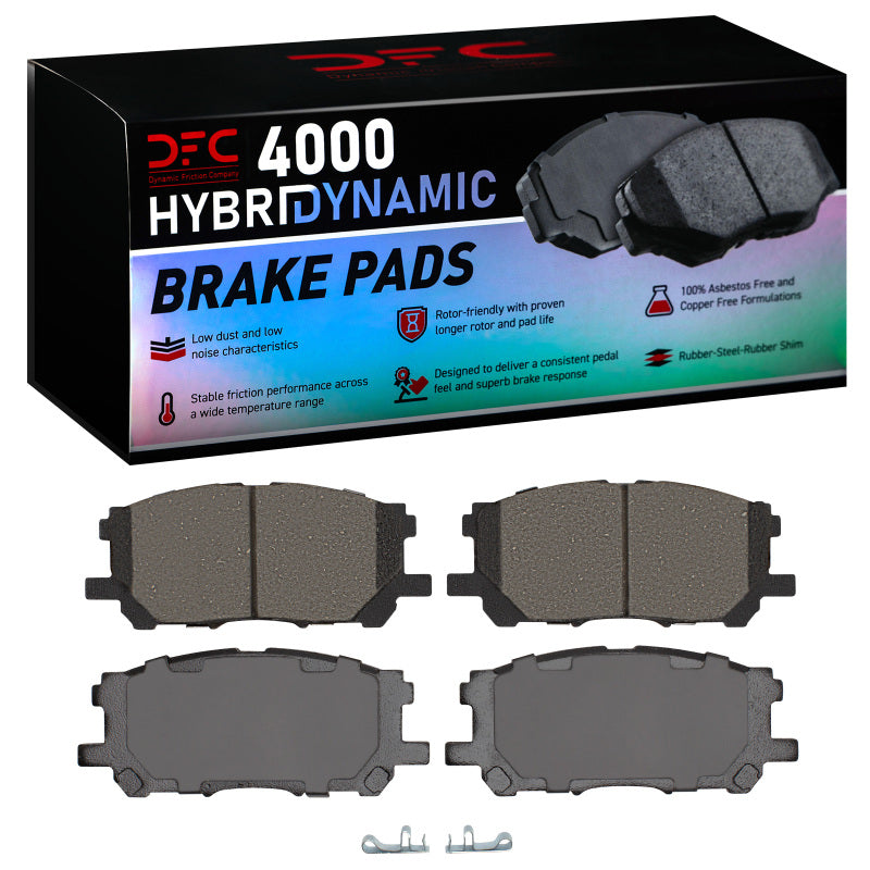 DFC 04-09 Toyota Highlander Hybrid Front 4000 Hybridynamic Brake Pads