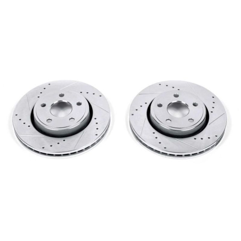 PowerStop Power Stop 11-19 Dodge Durango Front Evolution Drilled & Slotted Rotors - Pair