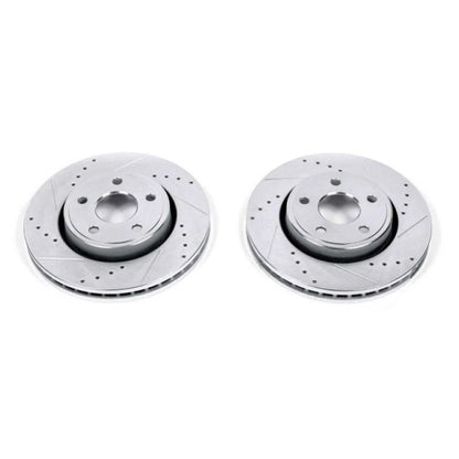 PowerStop Power Stop 11-19 Dodge Durango Front Evolution Drilled & Slotted Rotors - Pair
