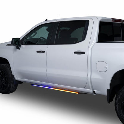 Putco 15-24 Chevrolet Silverado / GMC Sierra HD Blade Rocker Kits Sideliners - Amber/White