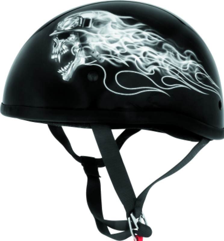 Bikers Choice Skid Lids Biker Skull Original Helmet - XL