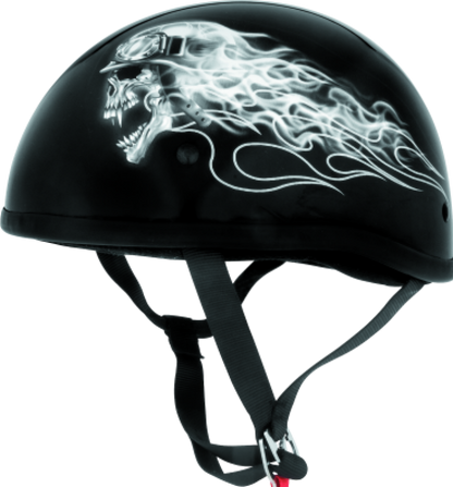 Bikers Choice Skid Lids Biker Skull Original Helmet - XL
