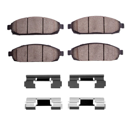 R1 Concepts R1 2005-2010 Jeep Grand Cherokee Front Performance Off-Road/Tow Brake Pads & Hardware Kit