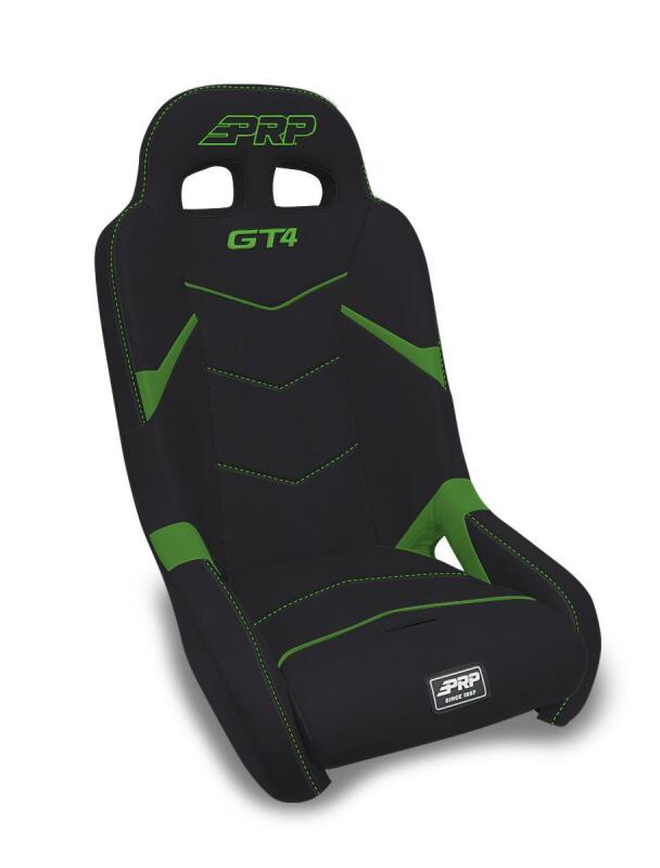 PRP Seats PRP Polaris RZR/Can-Am Maverick GT4 Suspension Seat - Black/Green