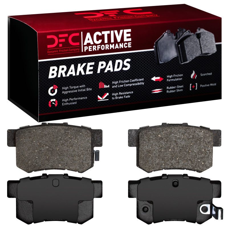 DFC 87-22 Acura TSX Rear Active Performance Pads - Low Metallic