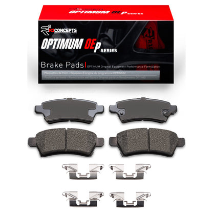 R1 Concepts R1 05-12 Nissan Pathfinder Rear Optimum OE Pads & Hardware Kit