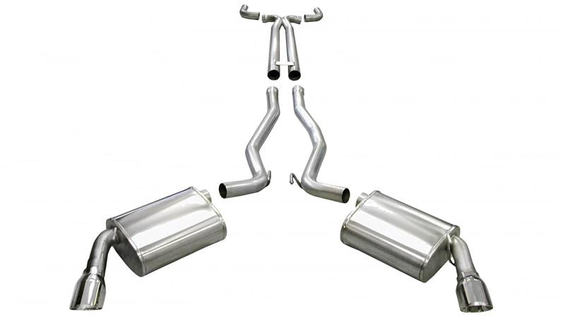 CORSA Performance Corsa 2011-2015 Chevrolet Camaro Convertible SS 6.2L V8 Manual Polished Sport Cat-Back + XO Exhaust