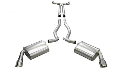 CORSA Performance Corsa 2011-2015 Chevrolet Camaro Convertible SS 6.2L V8 Manual Polished Sport Cat-Back + XO Exhaust