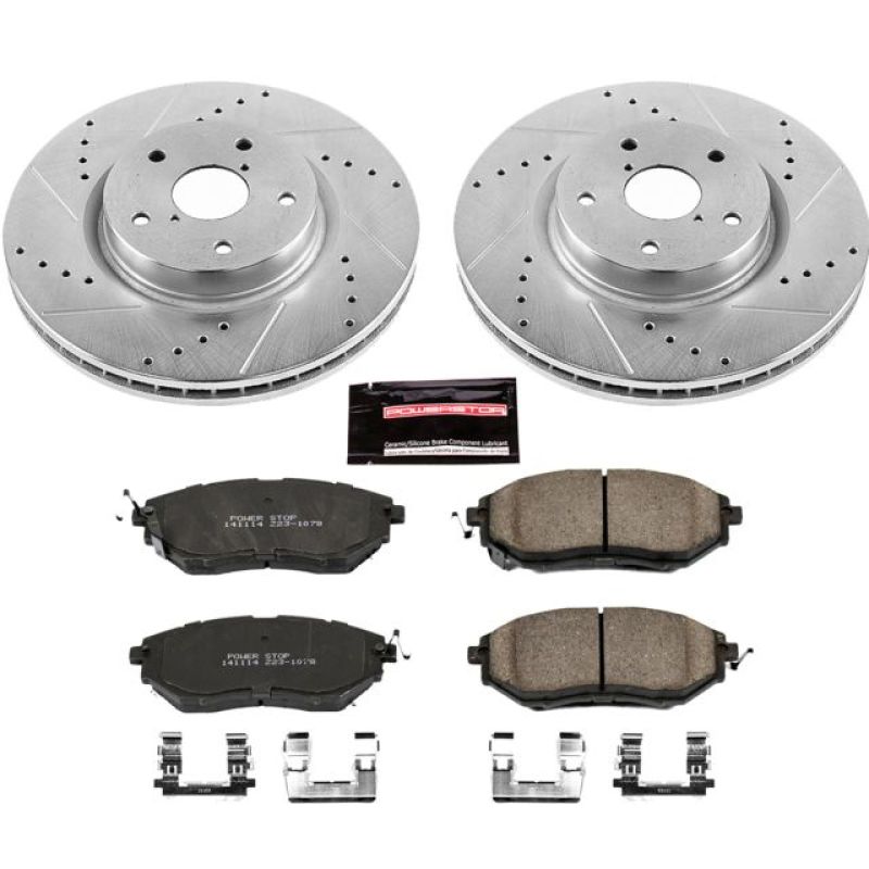 PowerStop Power Stop 06-07 Subaru B9 Tribeca Front Z23 Evolution Sport Brake Kit
