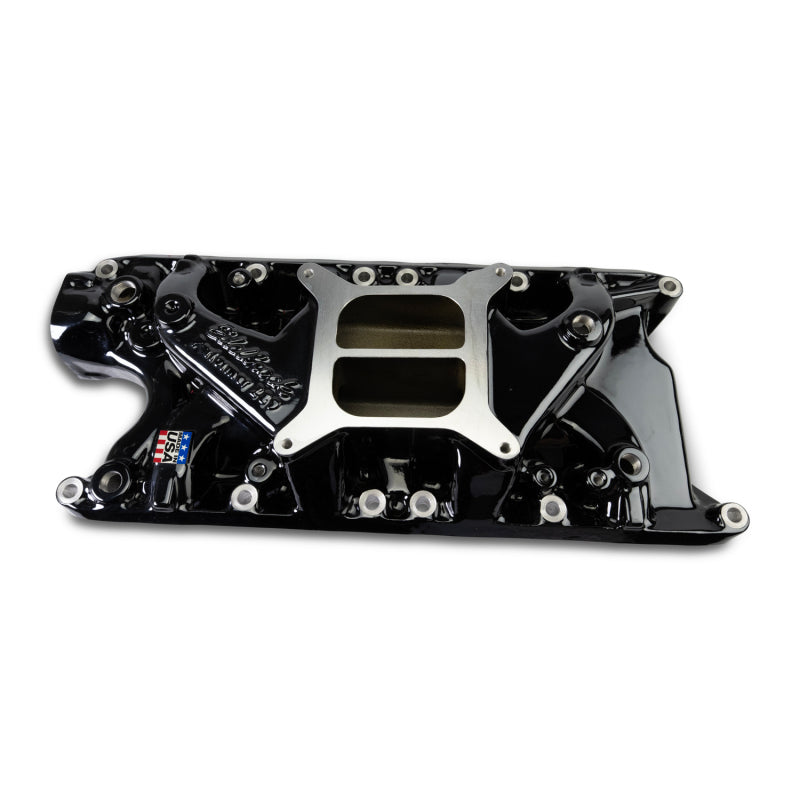 Edelbrock SB Ford Performer Intake Manifold - Black Plasma Finish