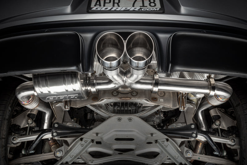APR 17-25 Porsche Boxster/Cayman 718 (982) 2.0T/2.5T Catback Exhaust Left Muffler