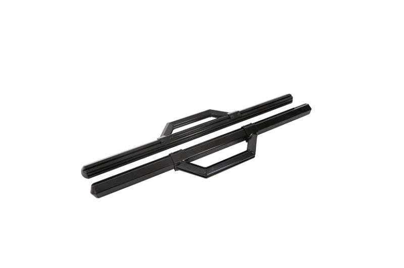 Dee Zee 99-23 Chevrolet/GMC/Dodge/Ford Full Size Truck Hex Series - Reg Cab Side Steps (Txt Blk)