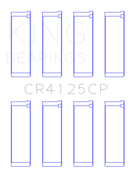 King Engine Bearings King Subaru EJ20/EJ22/EJ25 (Including Turbo) (Size 0.5) Performance Rod Bearing - Set of 4