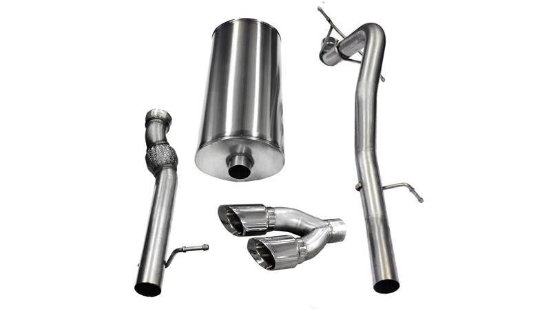 CORSA Performance Corsa 2011-2014 Cadillac Escalade ESV 6.2L V8 Polished Sport Cat-Back Exhaust