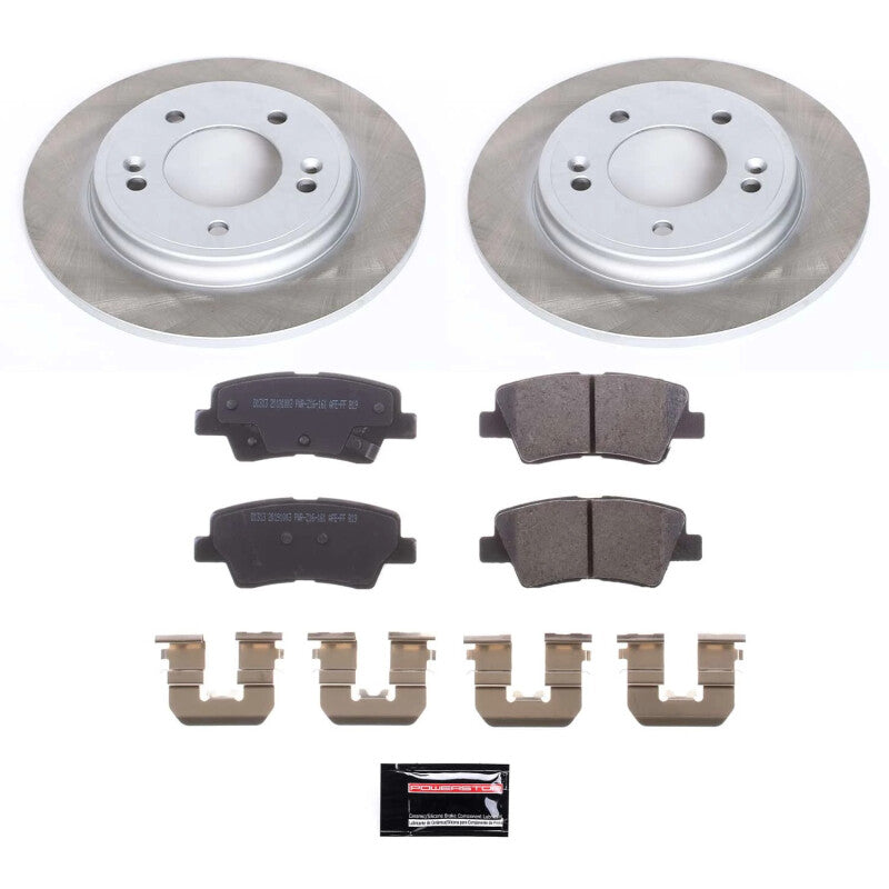 PowerStop Power Stop 17-22 Kia Niro Rear Semi-Coated Rotor Kit
