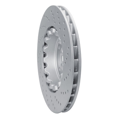 DFC 01-08 BMW 330i Left Front Drilled Hi-Carbon Alloy Geomet Coated Rotor