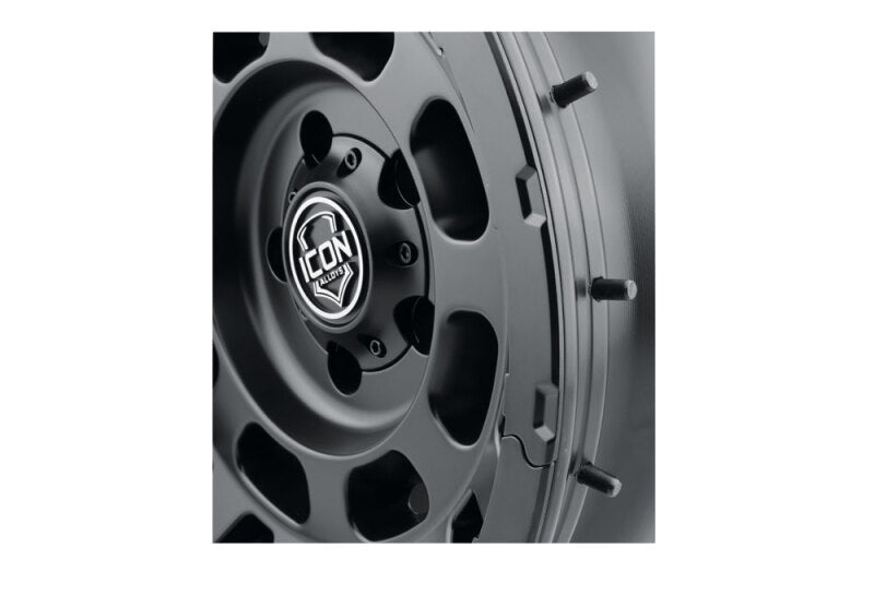 ICON Hammer Pro 17x8.5 / 5x150 / 25MM / 5.75in BS - Satin Black