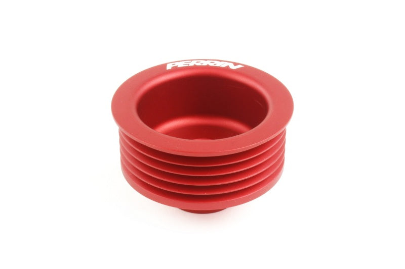 Perrin Performance PERRIN 02-05 Subaru WRX / 04-06 STI / 93-11 Impreza Lightweight Alternator Pulley - Red