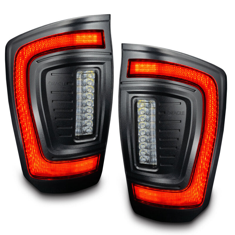 Oracle Lighting 16-23 Gen 3 Toyota Tacoma Black Series Flush Style LED Tail Lights