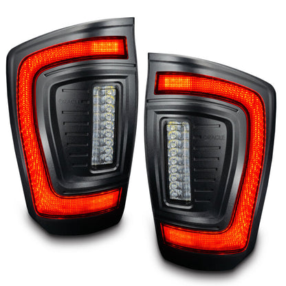 Oracle Lighting 16-23 Gen 3 Toyota Tacoma Black Series Flush Style LED Tail Lights