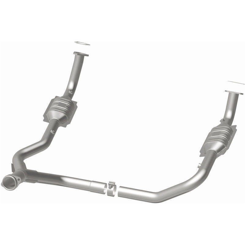 MagnaFlow DF Cat. Conv 95-99 Range Rover 4.0/4.6L GEMS Y-Pipe Assembly *NOT FOR SALE IN CALIFORNIA*