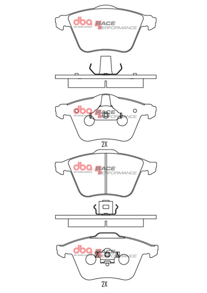 DBA 12-13 Volkswagen Golf R Front RP Performance Brake Pads