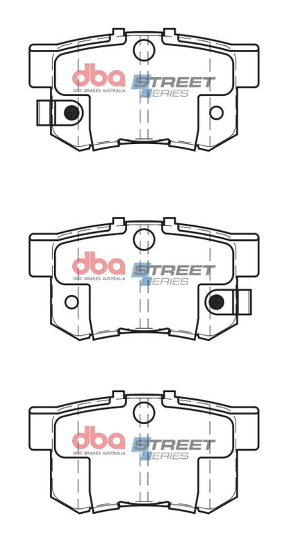 DBA 01-03 Acura CL Street Series Rear Brake Pads