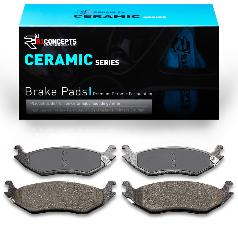 R1 Concepts R1 02-24 Chrysler Aspen Rear R1 Ceramic Brake Pads
