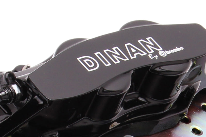 Dinan 13-13 BMW 135is Front Brake Kit - Black Calipers - Slotted