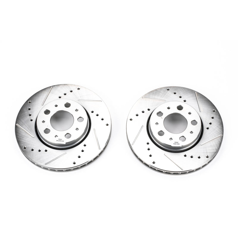 PowerStop Power Stop 01-07 Volvo S60 Front Evolution Drilled & Slotted Rotors - Pair