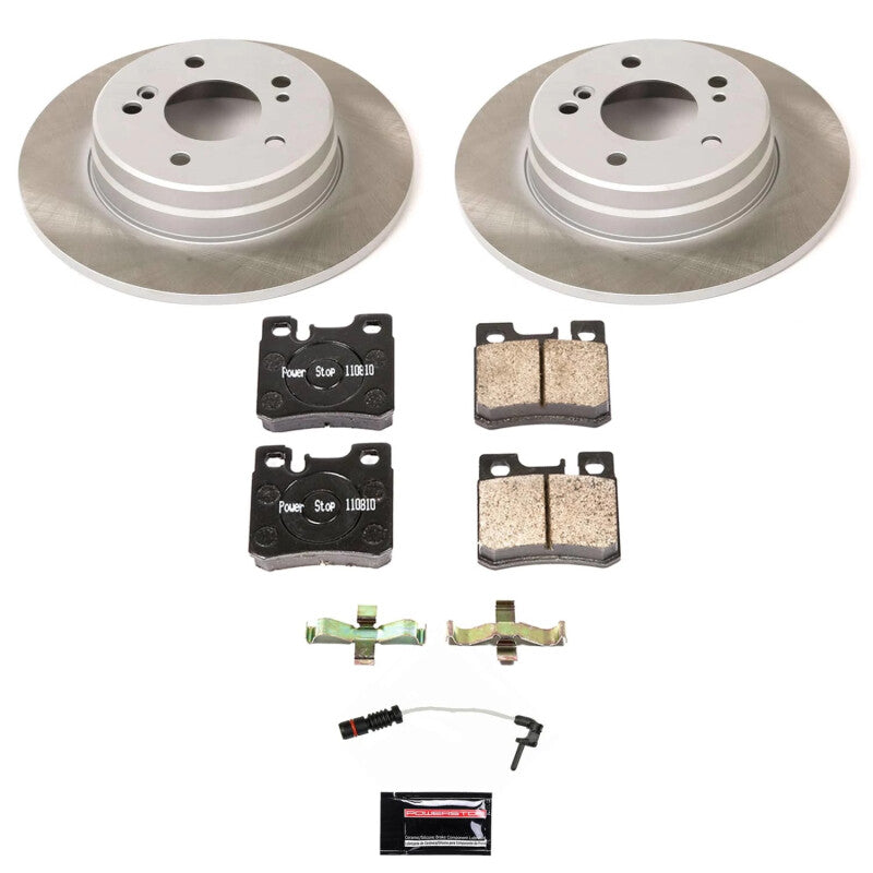 PowerStop Power Stop 99-00 Mercedes-Benz C230 Rear Semi-Coated Rotor Kit