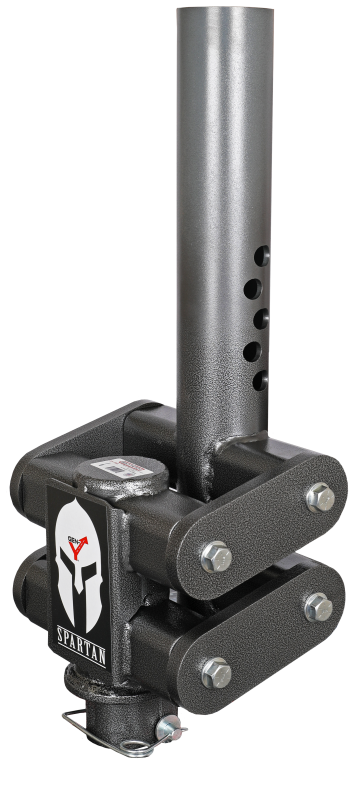 GEN-Y Hitch Gen-Y Spartan Torsion-Flex 5in Offset 4in RD Tube Gooseneck 2-5/16in Coupler Standard Height