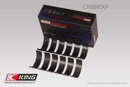 King Engine Bearings King Ford Ecoboost 3.5L V6 pMaxBlack Coated Connecting Rod Bearing Set - Size +0.25mm