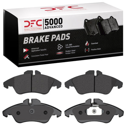 DFC 02-06 Dodge Sprinter 3500 Front 5000 Advanced Low Metallic Brake Pads