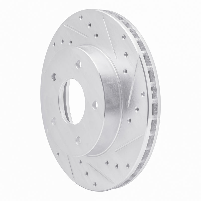 R1 Concepts R1 78-81 Pontiac Firebird Rear Right Drilled & Slotted Silver Brake Rotor