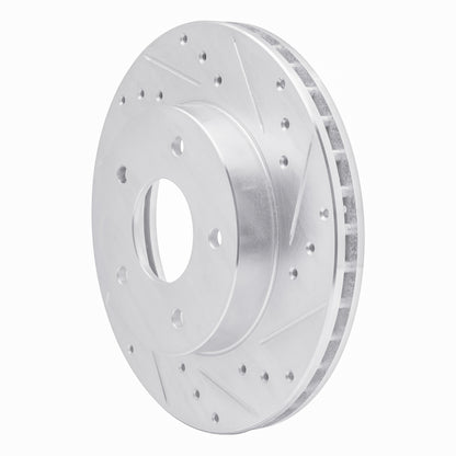 R1 Concepts R1 78-81 Pontiac Firebird Rear Right Drilled & Slotted Silver Brake Rotor