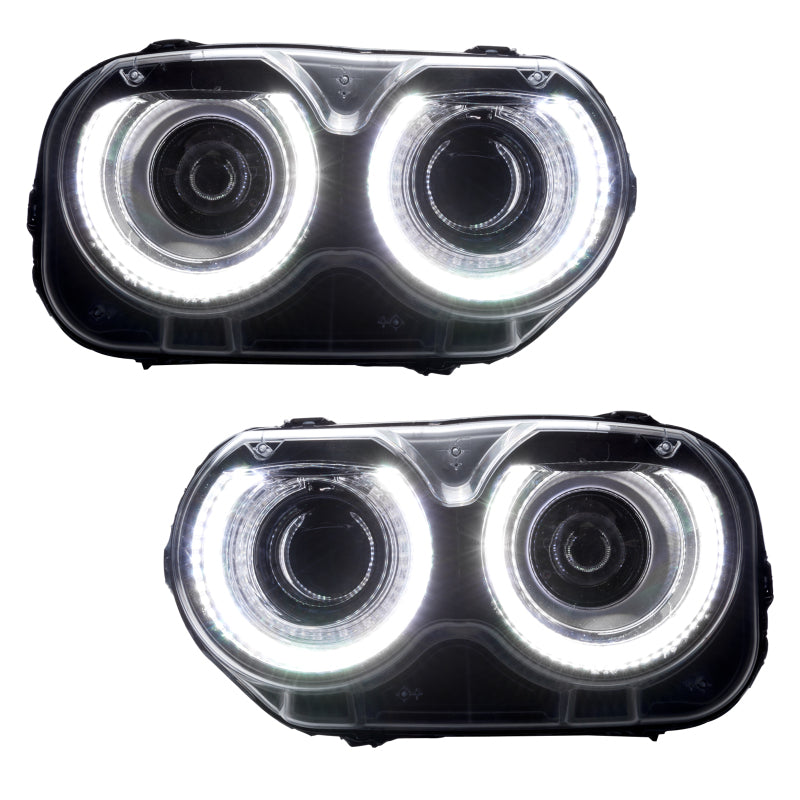 ORACLE Lighting Oracle Dodge Challenger 15-21 Halo Kit - ColorSHIFT w/o Controller