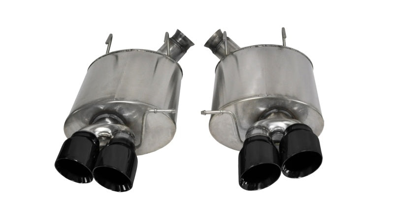 CORSA Performance Corsa 2013-2014 Ford Mustang Shelby GT500 5.8L V8 Black Sport Axle-Back Exhaust
