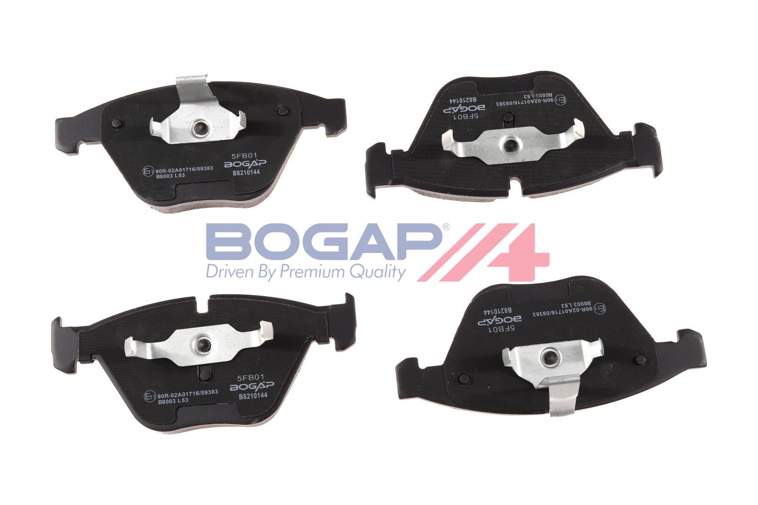 BOGAP B8210144 Brake Pad Set, Disc Brake | ML Performance Car Parts