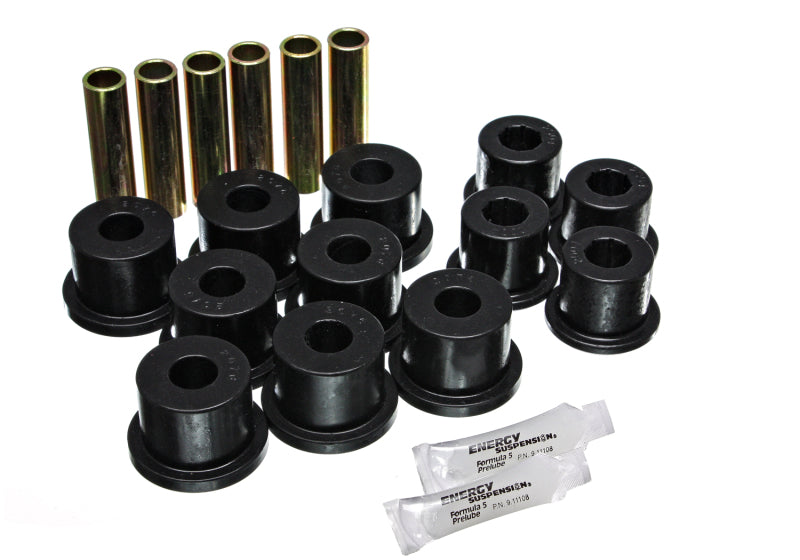Energy Suspension GM Rear Spring & Shackle - Black