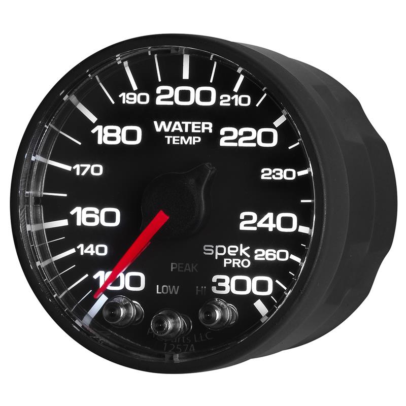 Autometer Spek-Pro - Nascar 2-1/16in Water Temp 100- 300F Bfb Ecu