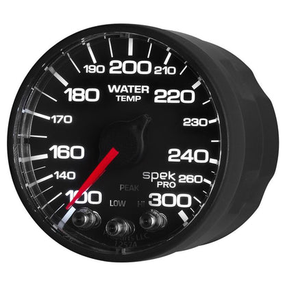 Autometer Spek-Pro - Nascar 2-1/16in Water Temp 100- 300F Bfb Ecu
