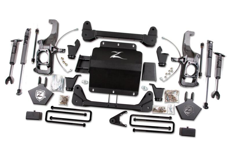 Zone Offroad 11-19 GM HD 5in System w/o Overload - Fox Adv Series