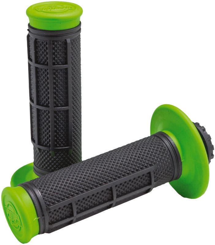 ProTaper Pro Series Clamp On 1/2 Waffle Green/Black