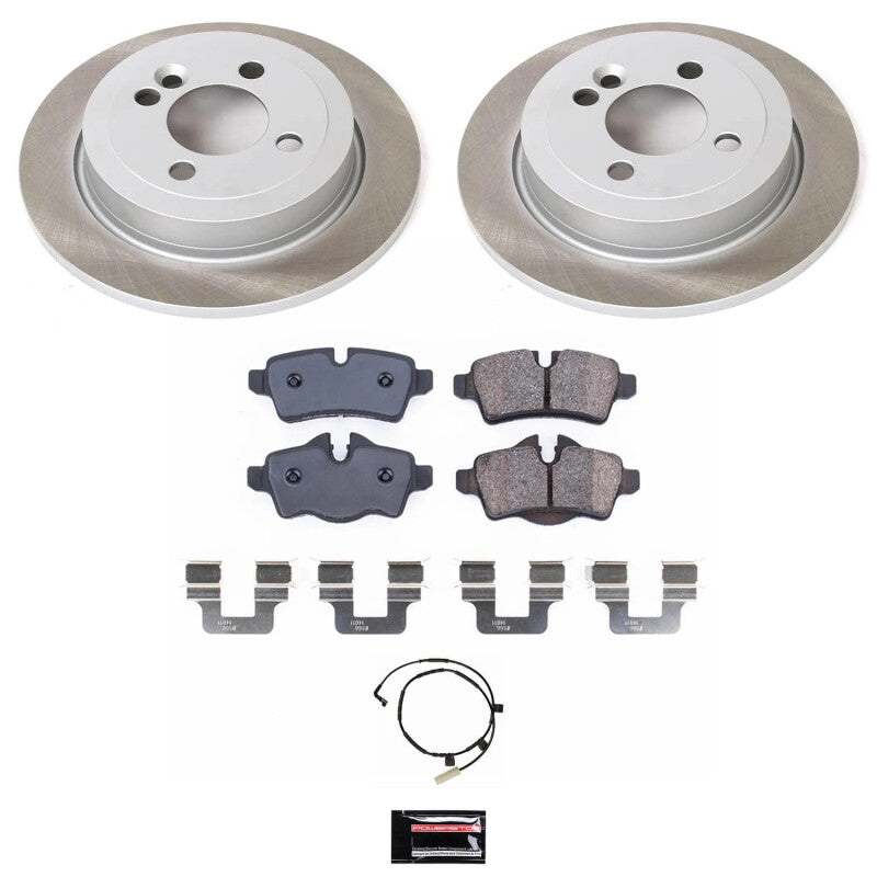 PowerStop Power Stop 07-10 Mini Cooper Rear Semi-Coated Rotor Kit
