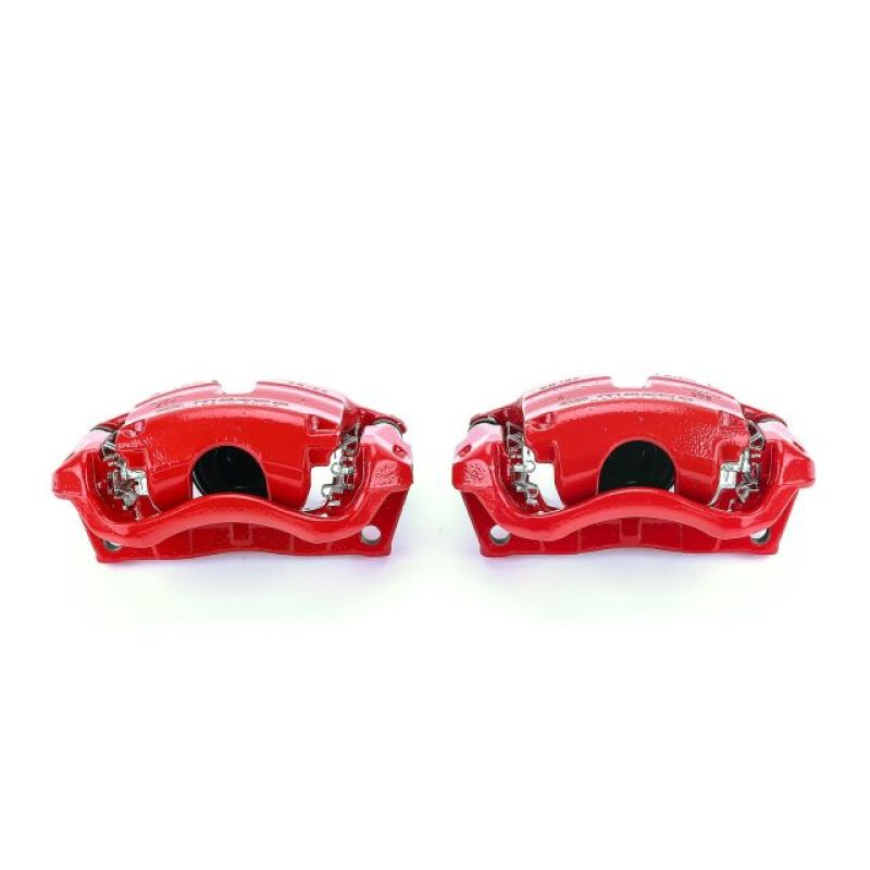 PowerStop Power Stop 14-18 Mazda 3 Front Red Calipers w/Brackets - Pair
