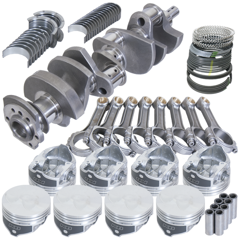 Eagle Chevy 350 3.480in Crank 6.000in I-Beam Rods -7cc Flat Top 4.030in Pistons Rotating Assembly