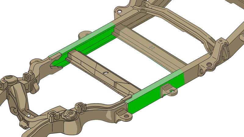 Rustbuster Center Frame Section Right Side