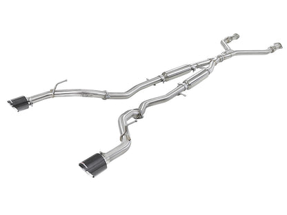 aFe Infiniti Q50 Takeda 304 Stainless Steel Cat-Back Exhaust System